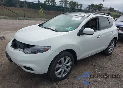 2012 Nissan Murano Le z USA, uszkodzony, nr VIN JN8AZ1MW9CW221035